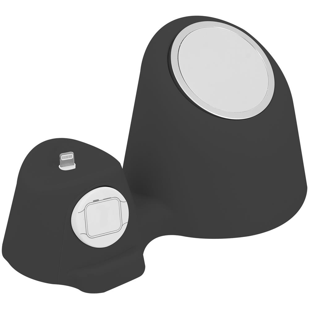 Supporto Ufficio Magsafe, Apple Watch E Airpods Base Di Ricarica 3 In 1 - Nero - Foto 1