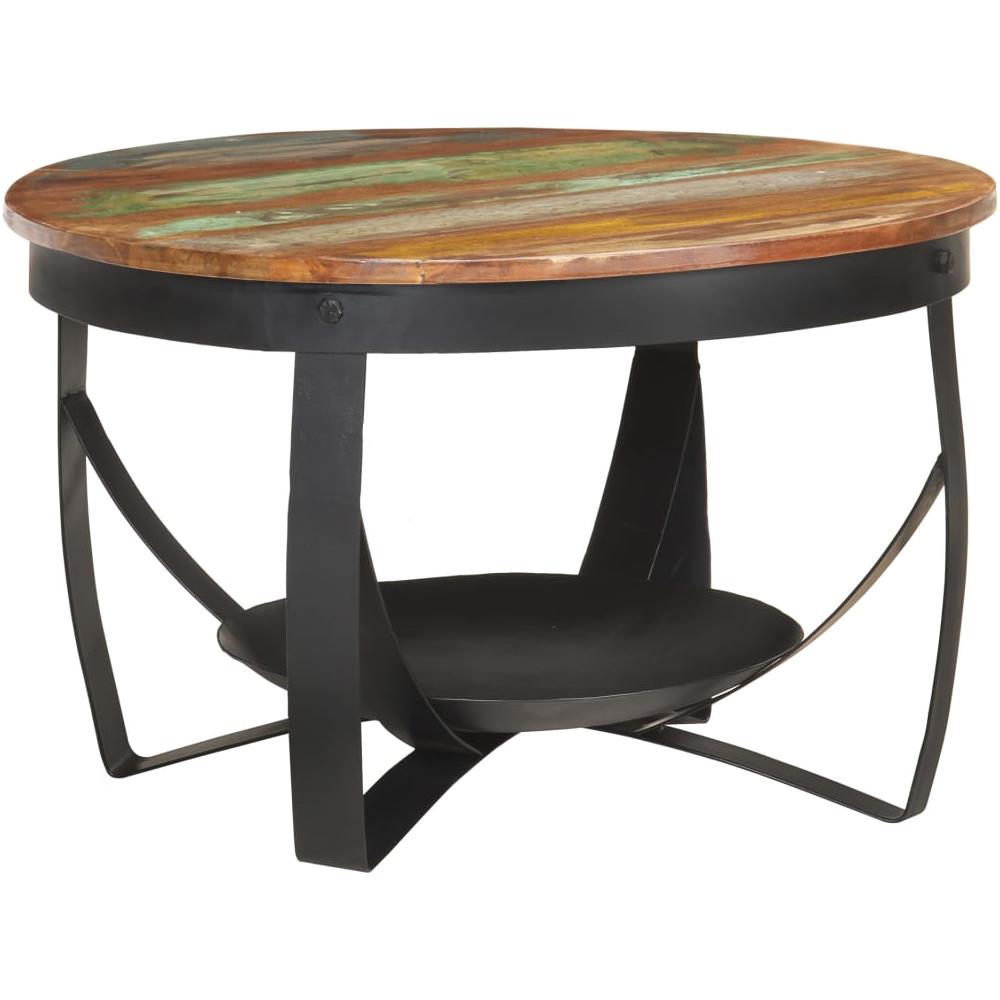 Tavolino Da Salotto 68x43 Cm In Legno Massello Di Recupero - Foto 1