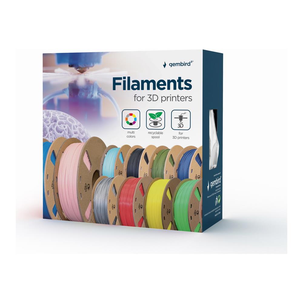 3DP-PLA1.75-01-G Materiale di Stampa 3D Acido polilattico (PLA) Verde 1,4 kg - Foto 3
