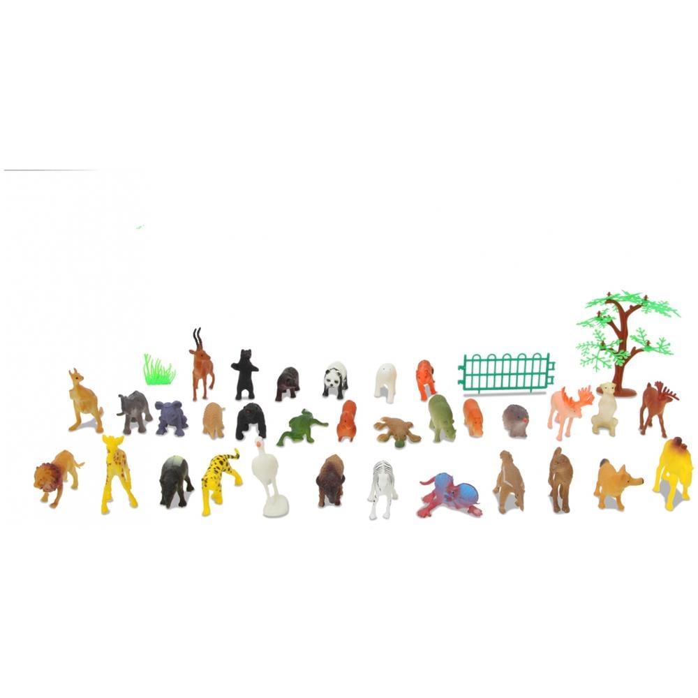 Tierspielset Wild Animals 2.5"" 53tlg (460479)  - Foto 2