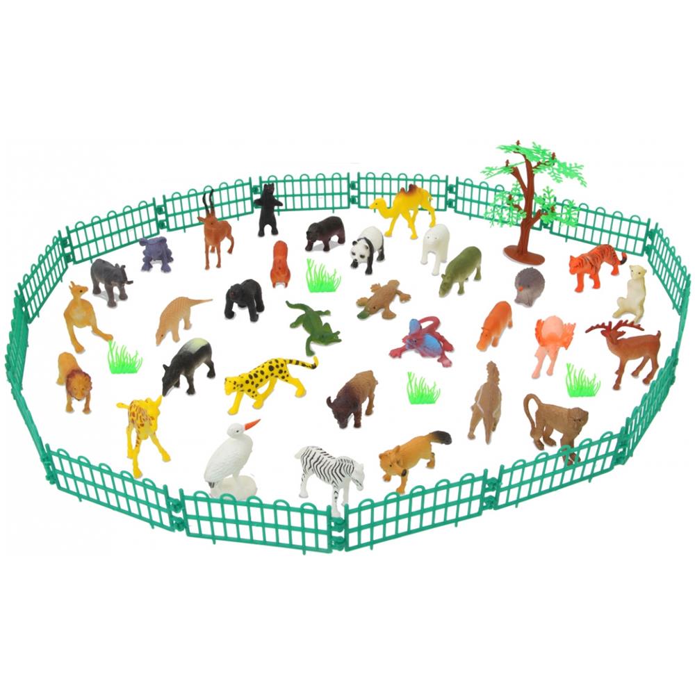 Tierspielset Wild Animals 2.5"" 53tlg (460479)  - Foto 1