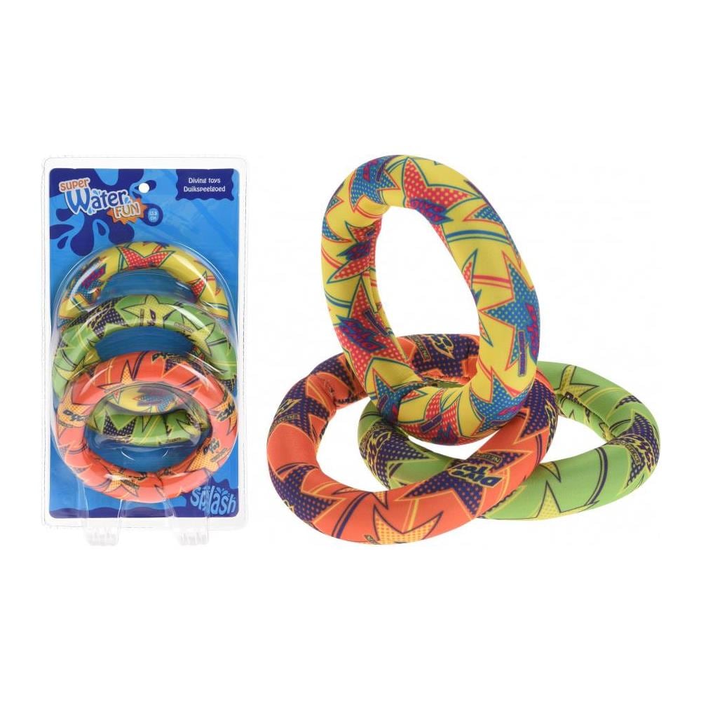 Anelli Subacquei Water Fun 13,5 Cm Neoprene 3 Pezzi - Foto 2