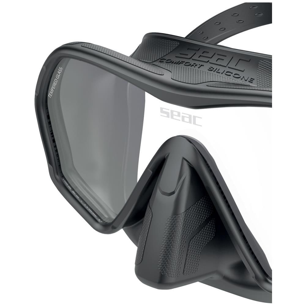 Seac Maschera Ajna Trasparente Nero - Foto 3