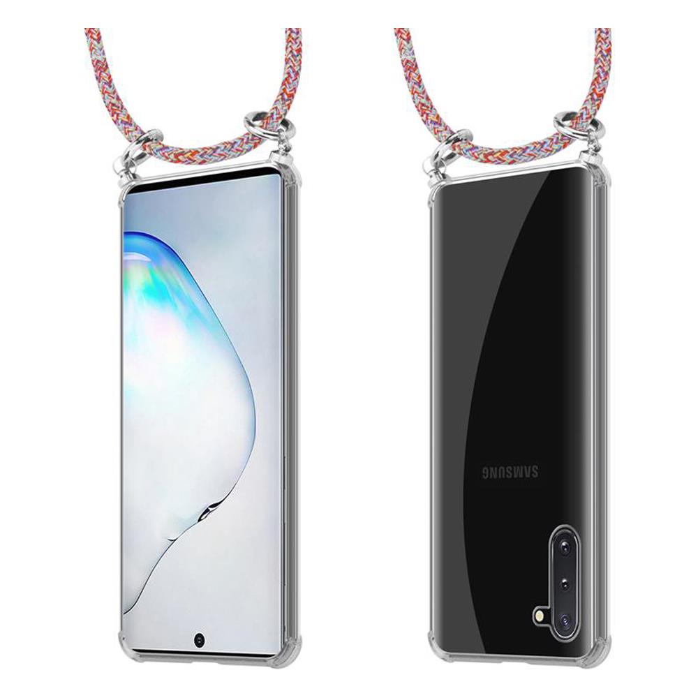 Catena Di Telefoni Cellulari Compatibile Con Samsung Galaxy Note 10 In Colorful Parrot - Coperchio Protettivo In Silicone Con Anelli D'argento, Cinturino In Corda E Custodia Staccabile - Foto 8