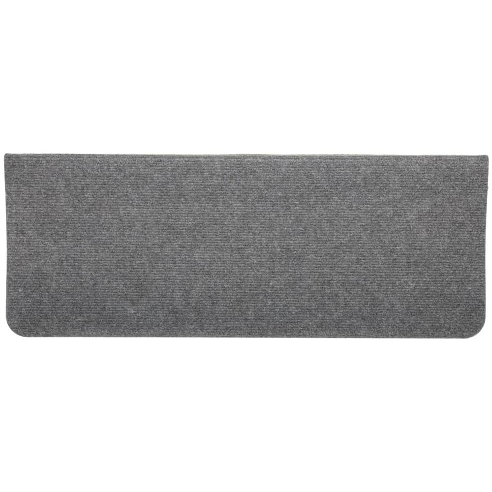 Tappetini Autoadesivi per Scale 15 pz 65x24,5x3,5 cm Grigio - Foto 2