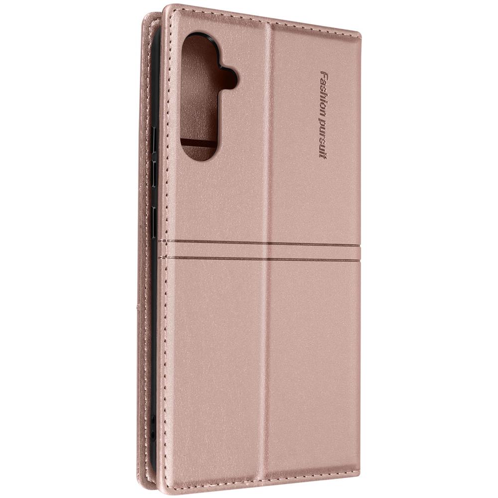 Custodia Per Samsung Galaxy A34 5g Con Portafoglio E Chiusura Magnetica Rosa - Foto 1