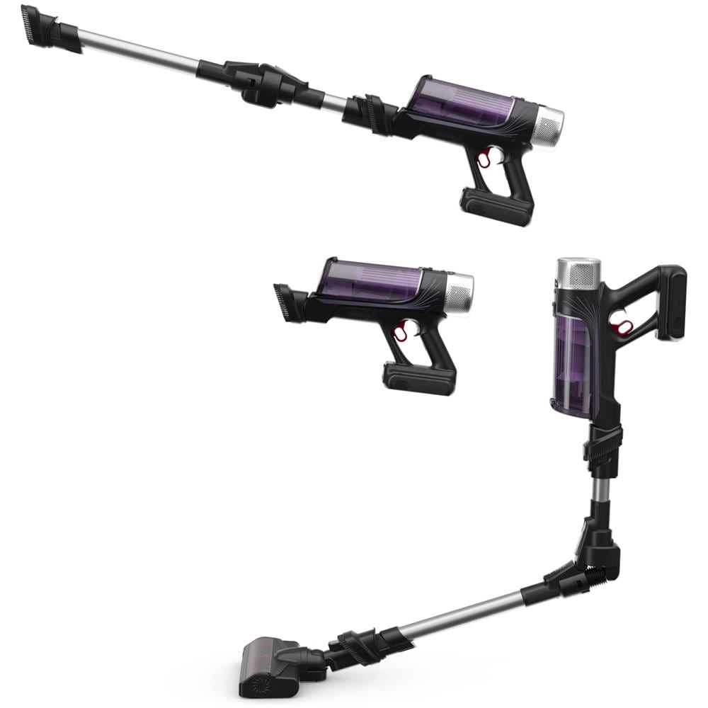 Scopa Ricaricabile RH2037WO Senza Sacco 0.4 Litri Colore Nero /Porpora - Foto 2