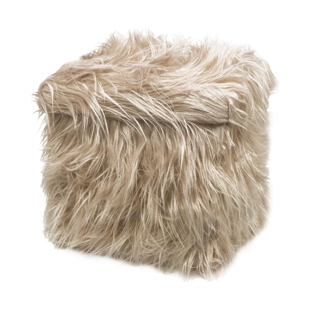 BIANCHERIAWEB - Pouf Salotto Camera Rotondo Imbottito Modello Velvet