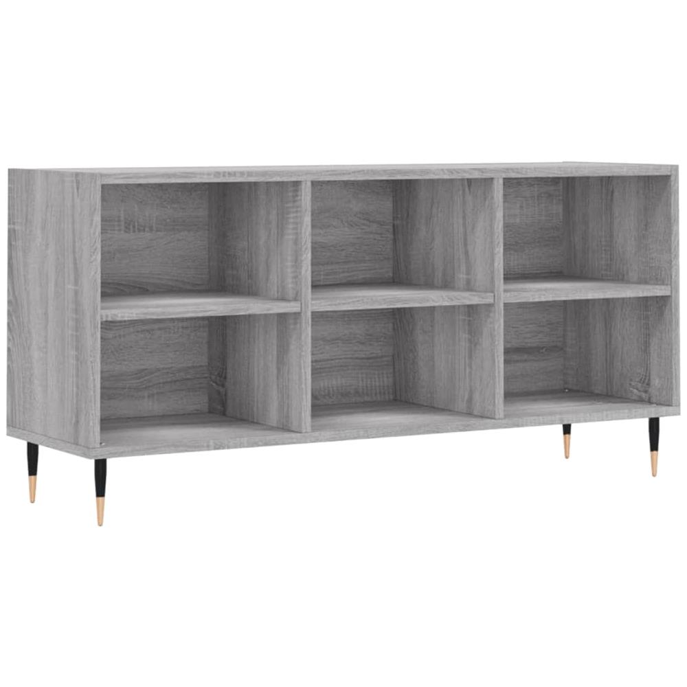 Mobile Tv Grigio Sonoma 103,5x30x50 Cm In Legno Multistrato - Foto 2