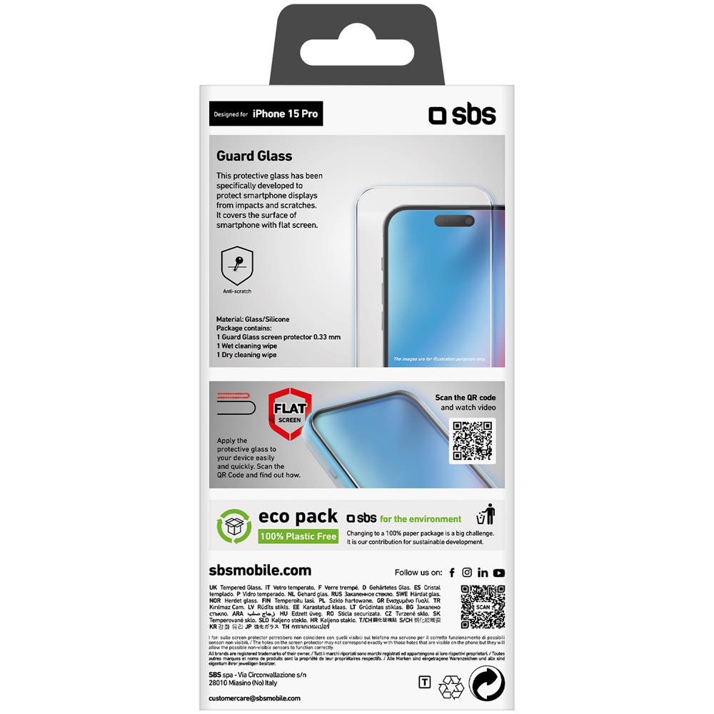 TESCRGLIP1561P protezione per lo schermo e il retro dei telefoni cellulari Pellicola proteggischermo trasparente Apple 1 pz - Foto 3