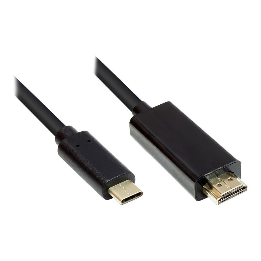 GC-M0100 cavo e adattatore video 1 m HDMI tipo A (Standard) USB tipo-C Nero - Foto 1