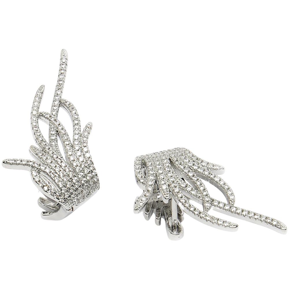 Collezione Diva Orecchini a Bottone Erba in Zirconia - Foto 2