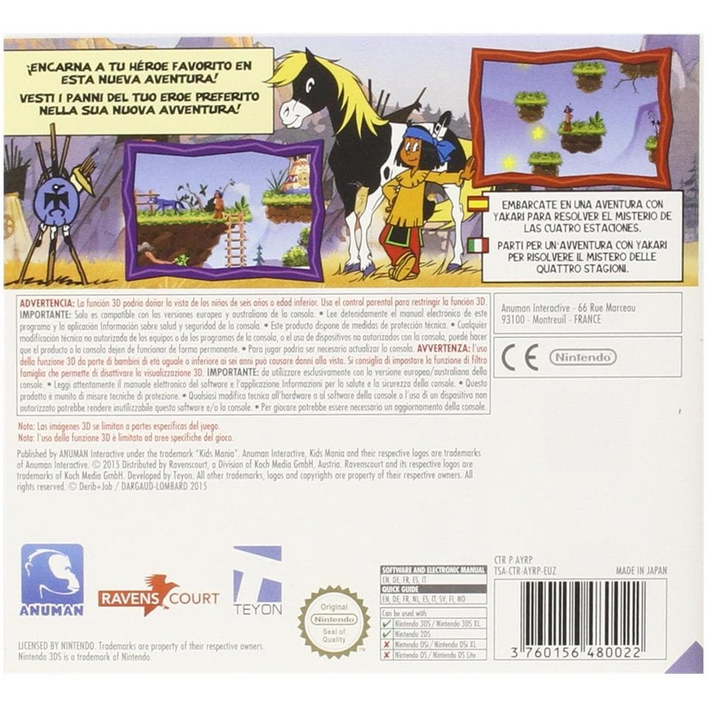 N3DS - Yakari: The Mystery of Four-Seasons - Foto 2