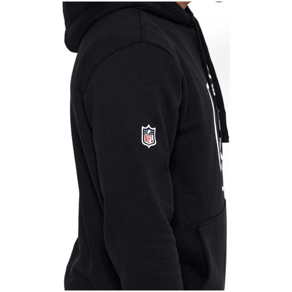 Felpe Oakland Raiders Pullover Team Logo Hoodie Abbigliamento Uomo Xs - Foto 3