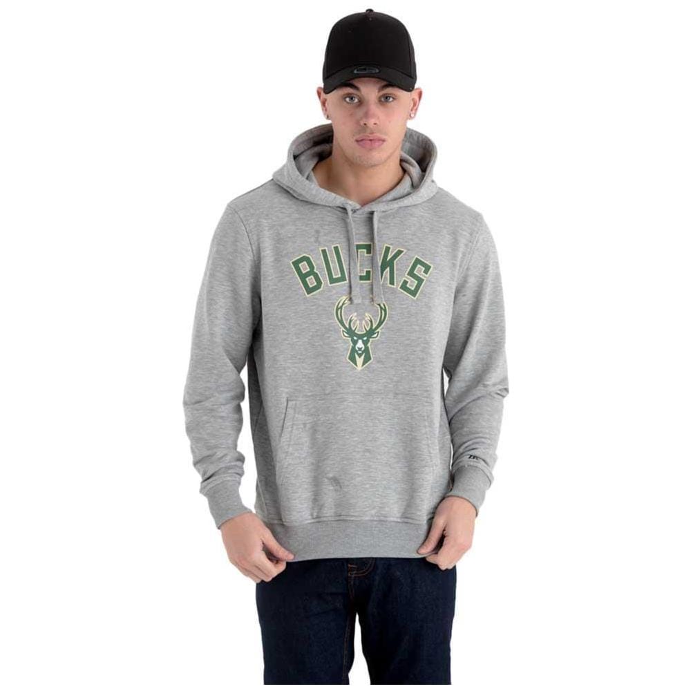 Felpe Team Logo Po Hoody Milwaukee Bucks Abbigliamento Uomo L - Foto 1
