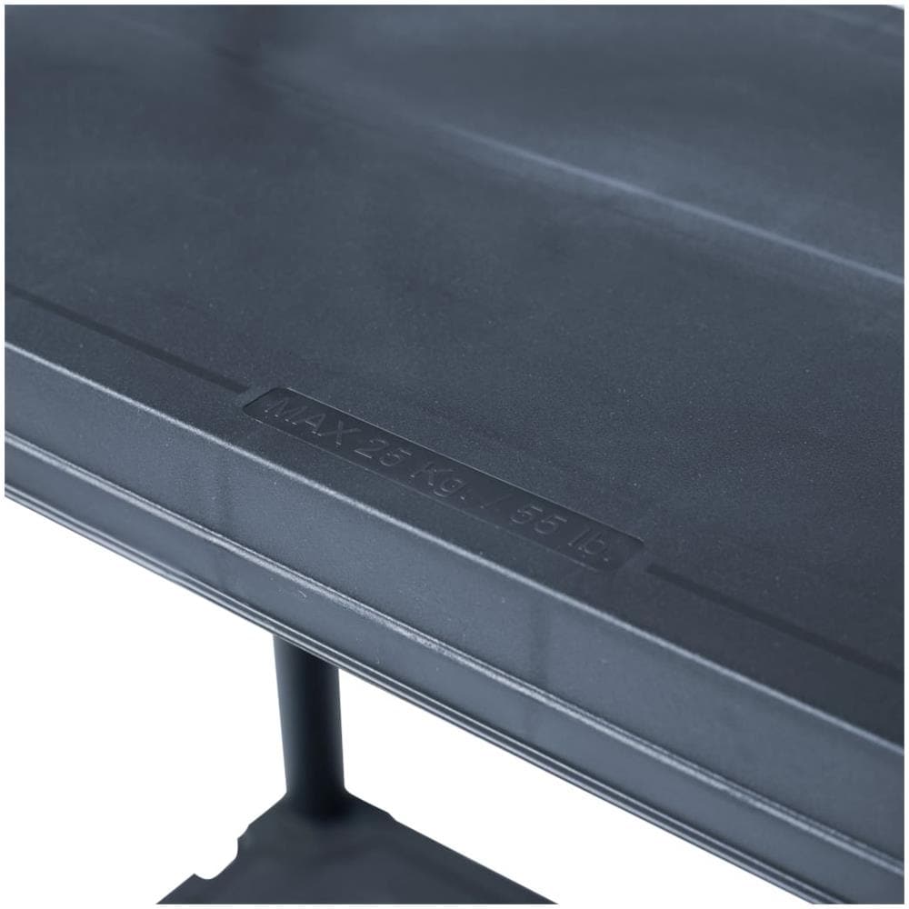 Scaffali 2 Pz 125 Kg 60x30x180 Cm Nero In Plastica - Foto 7