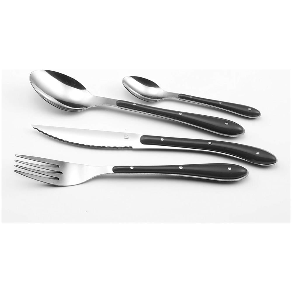 5611 Bistro Servizio Posate, Acciaio Inossidabile, Grigio, 9 X 9 X 23.5 Cm, 24 Unità - Foto 2