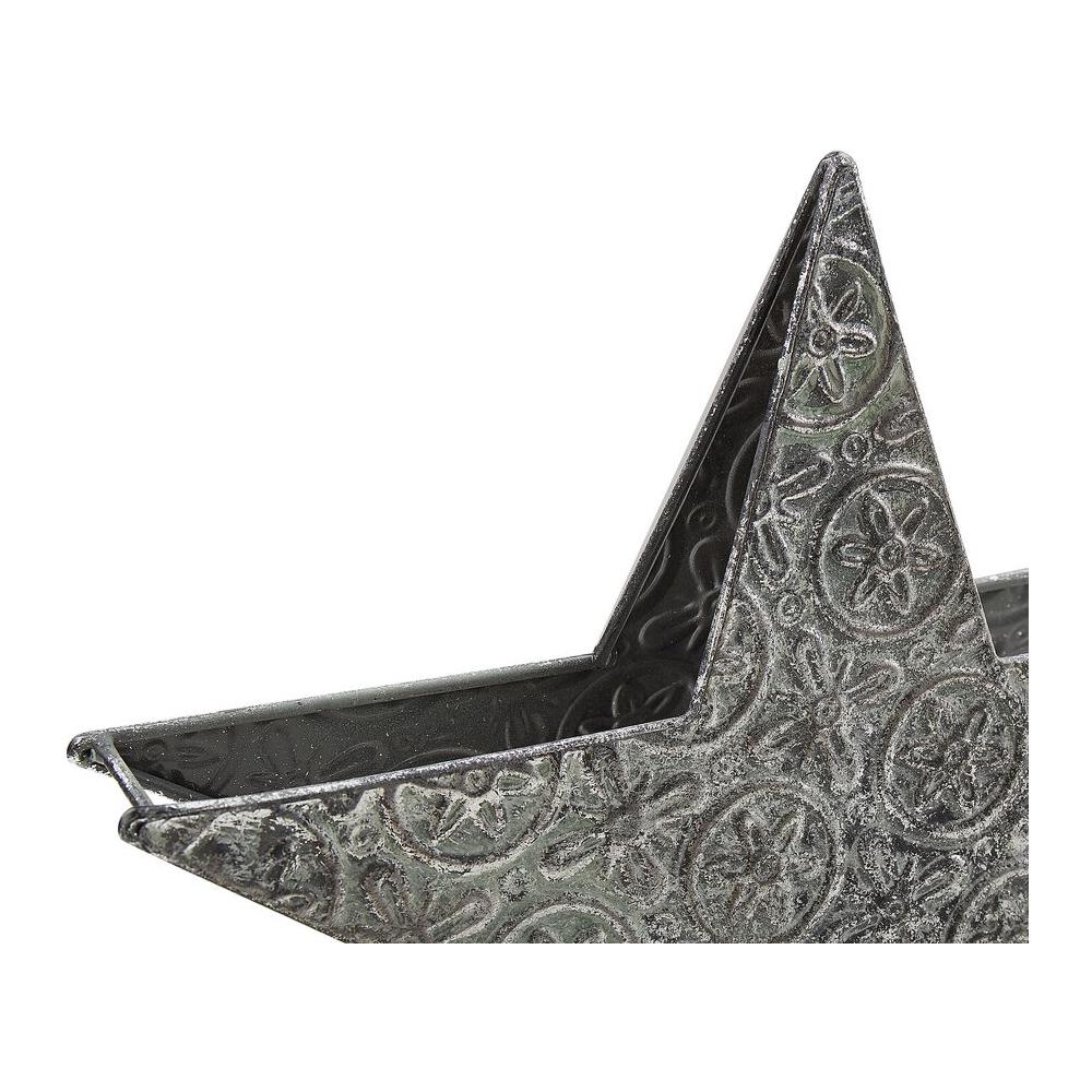 Set Di 2 Portacandele In Metallo Argentato Tornio - Foto 2