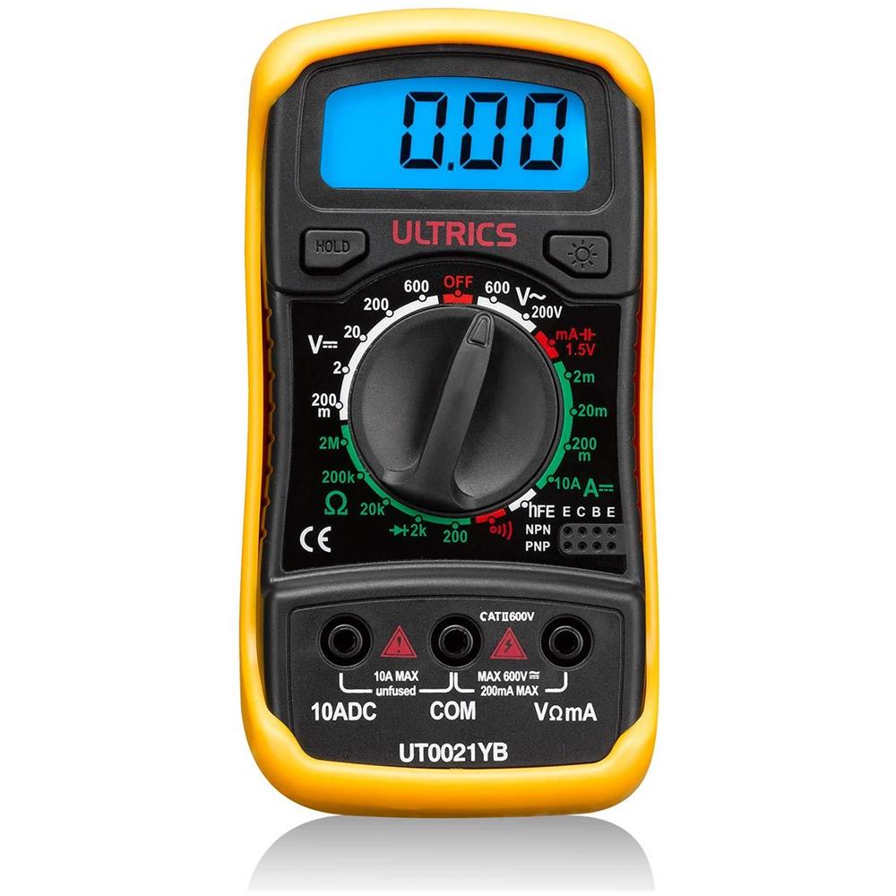 Lcd Digitale Tester Voltmetro Ohm Ac Dc Circuito Del Tester Buzzer 1000v 10a Sonde - Foto 4