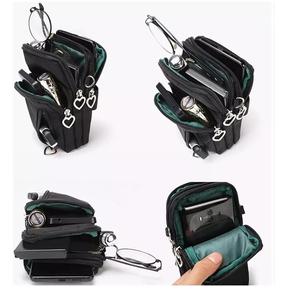 Borsa A Tracolla Per Cellulare Portafoglio Mini Bag Viola - Foto 2