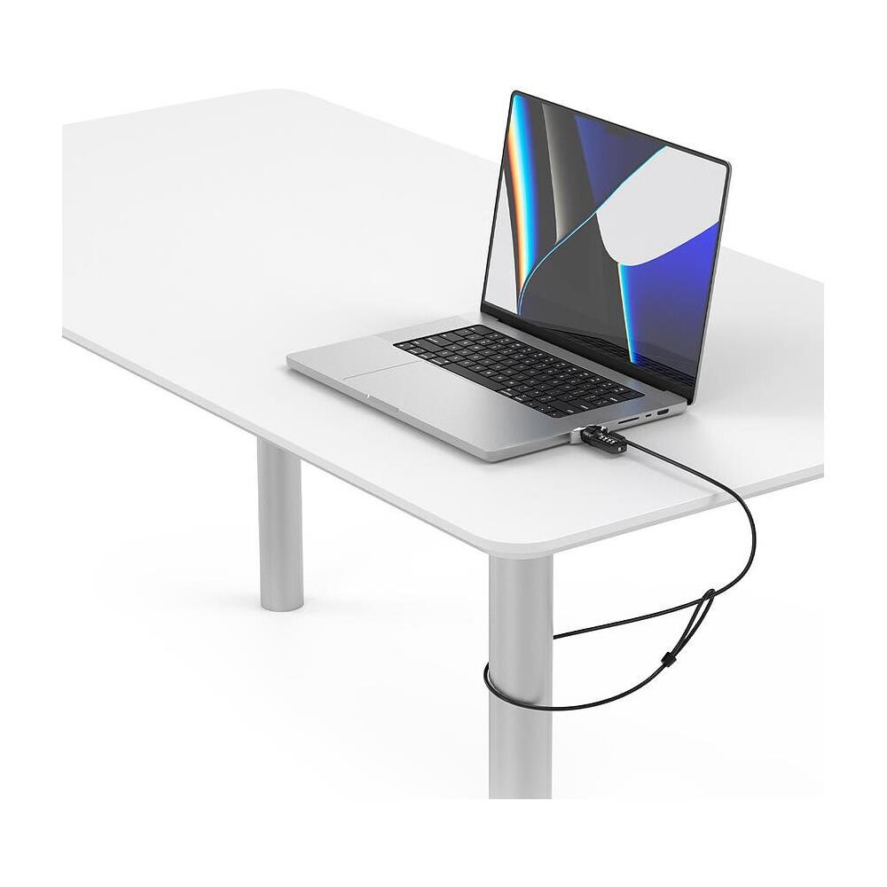 MBPR16LDG02CL Cavo di Sicurezza Nero, Argento - Foto 4