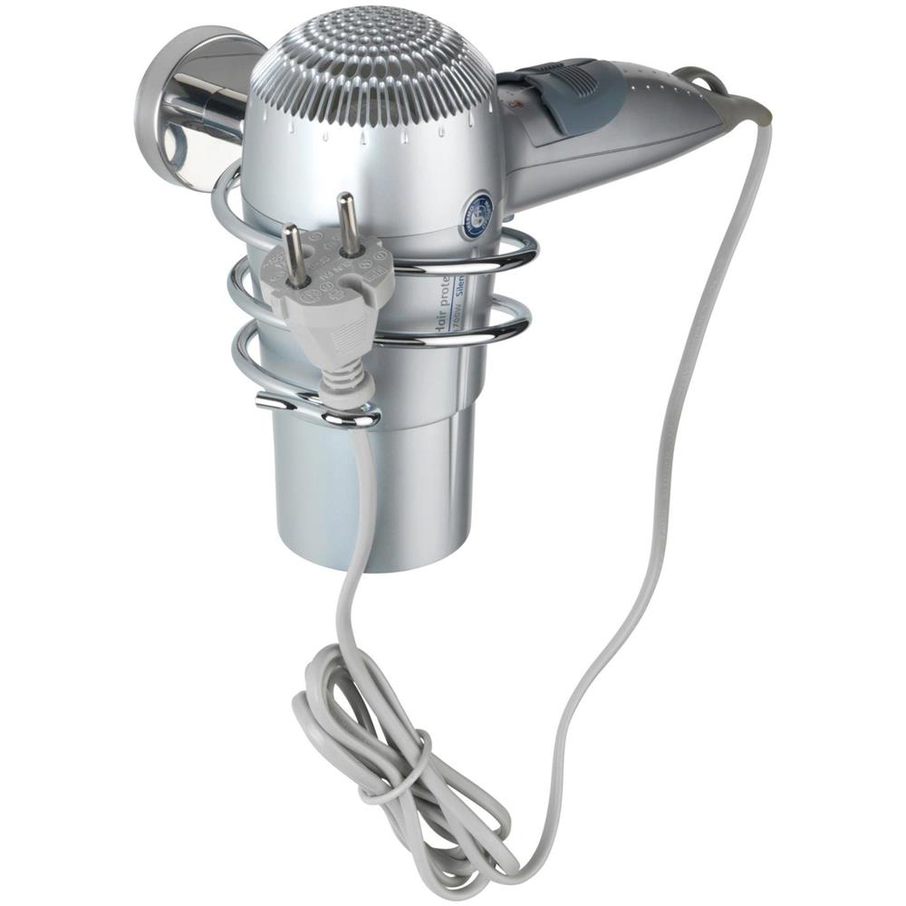 Porta Asciugacapelli Bosio, Acciaio Inossidabile, Wenko - Foto 1