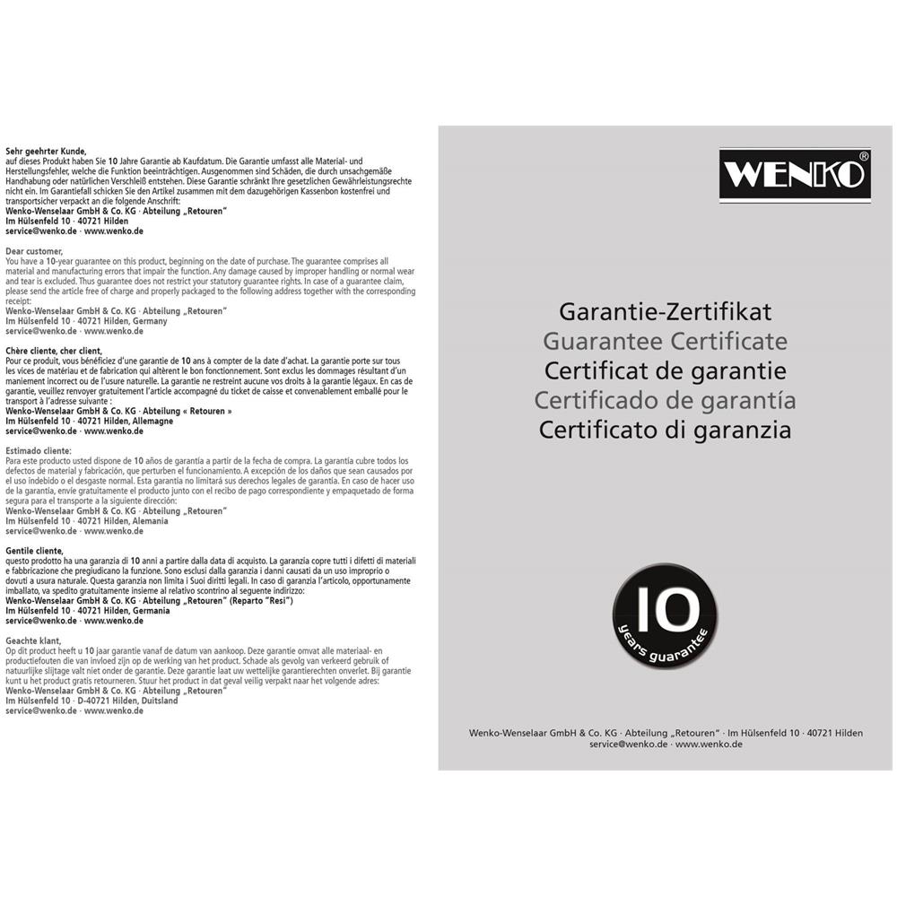 Porta Asciugacapelli Bosio, Acciaio Inossidabile, Wenko - Foto 2