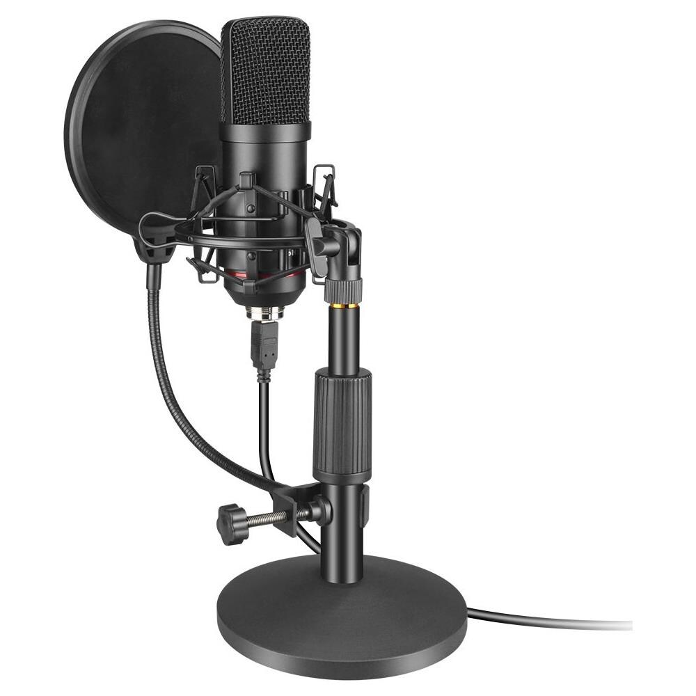 Set Di Microfoni: Supporto Da Tavolo, Filtro Pop, Cestello Antivibrazioni Mkit-stand - Foto 2