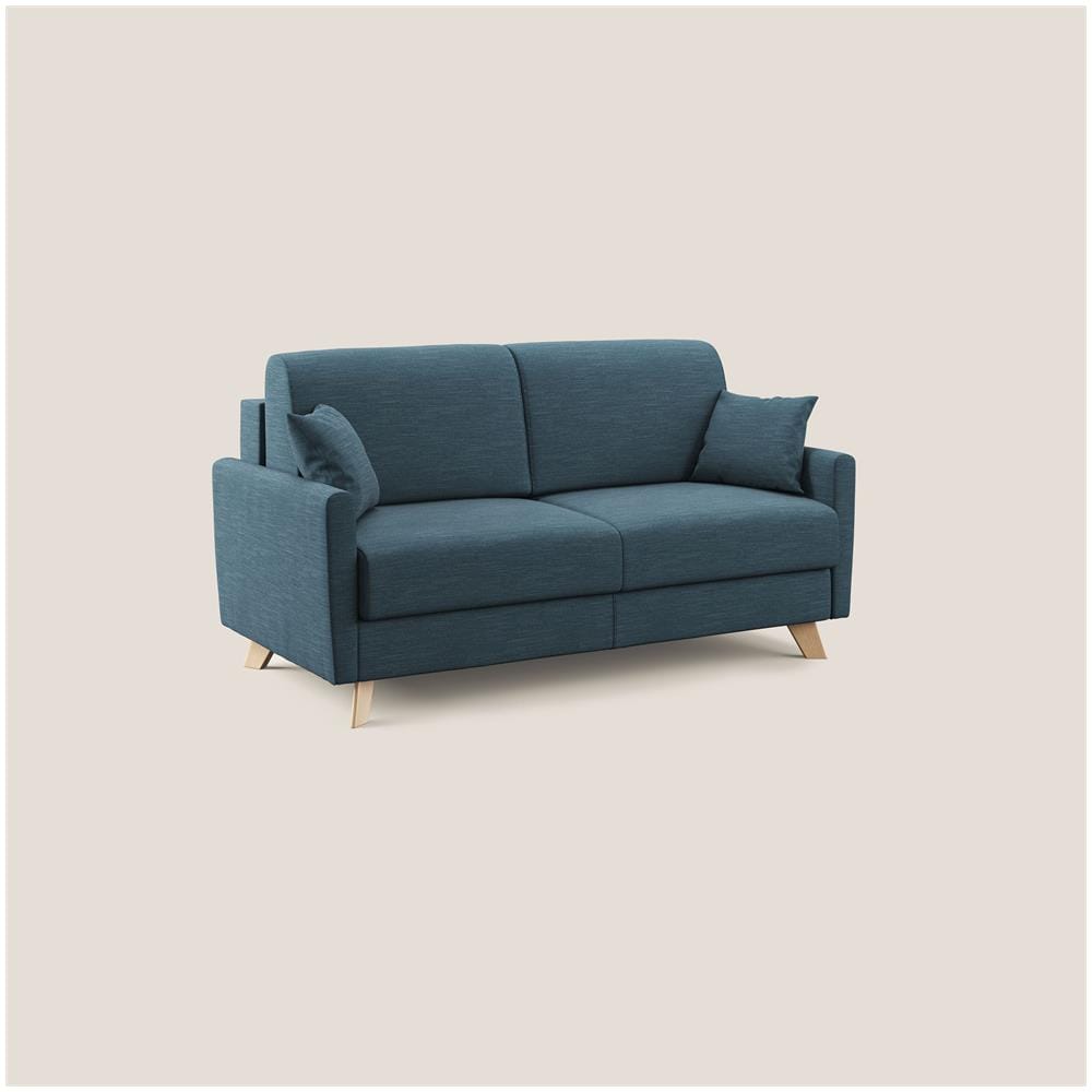 Edgar Divano Letto Matrimoniale In Tessuto Ecosostenibile Petrolio 180 Cm (mat. 140x197) - Foto 2