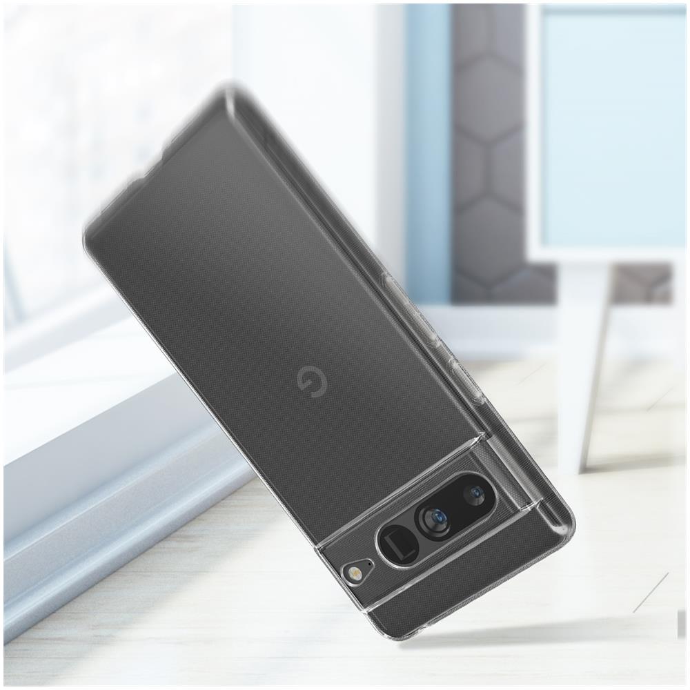 Cover Google Pixel 7 Pro Silicone Flessibile Sottile Leggero Trasparente - Foto 5