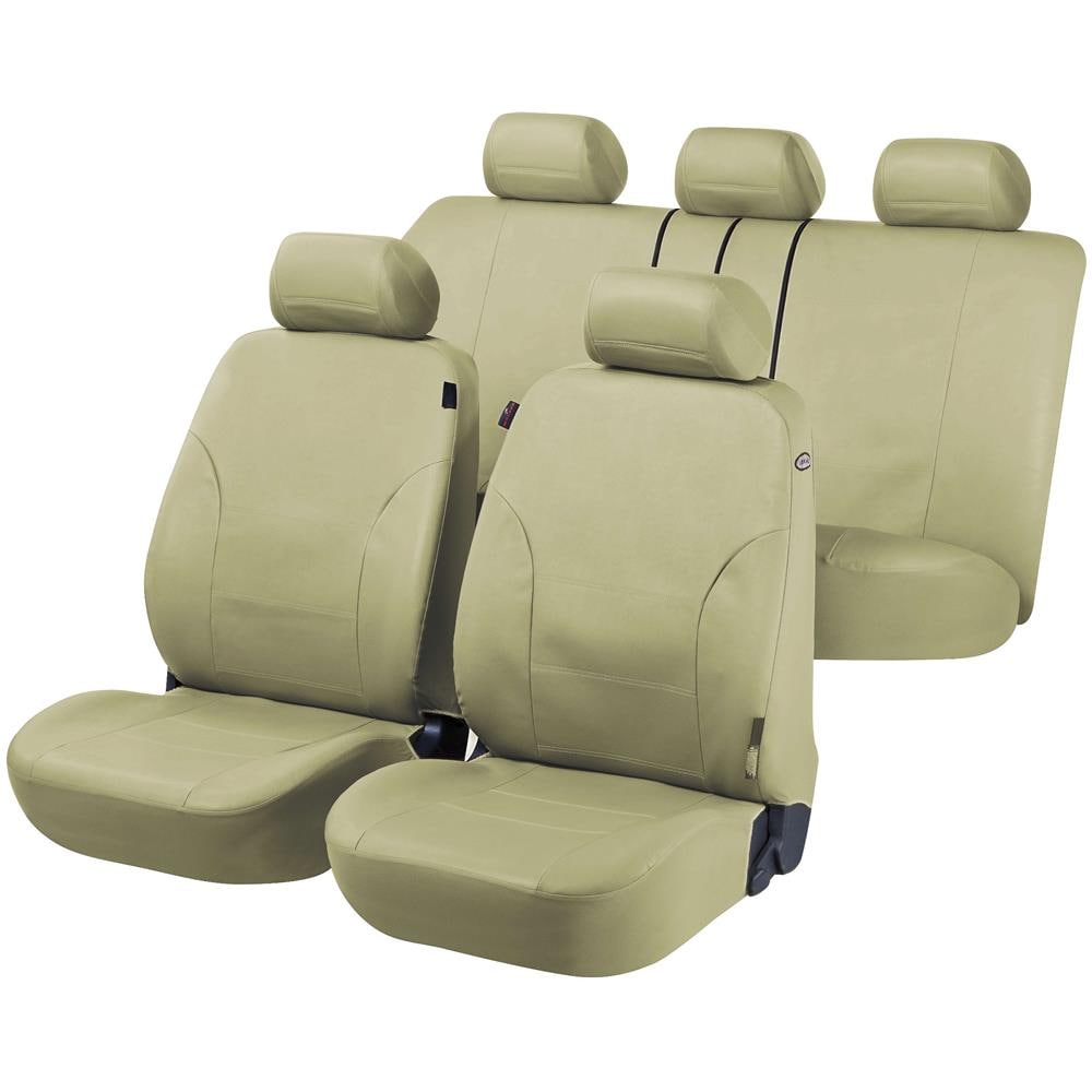 Coprisedili Auto Sussex In Similpelle Verde Fango - Foto 1