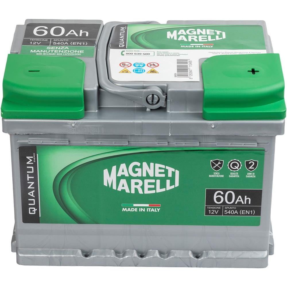 Magneti Marelli Batteria Per Auto 60ah 12v 540a En1 Per Cassetta L2b - Foto 2