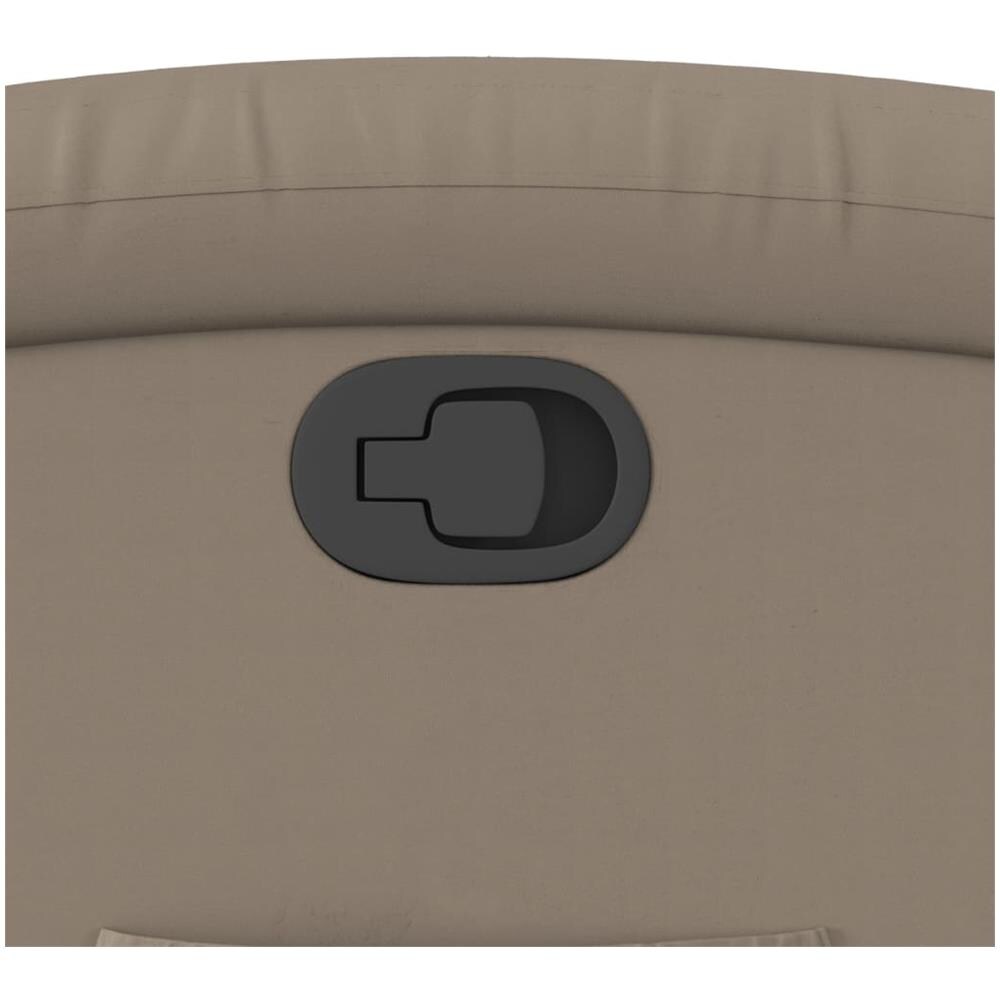 Poltrona Reclinabile Cappuccino In Similpelle - Foto 8