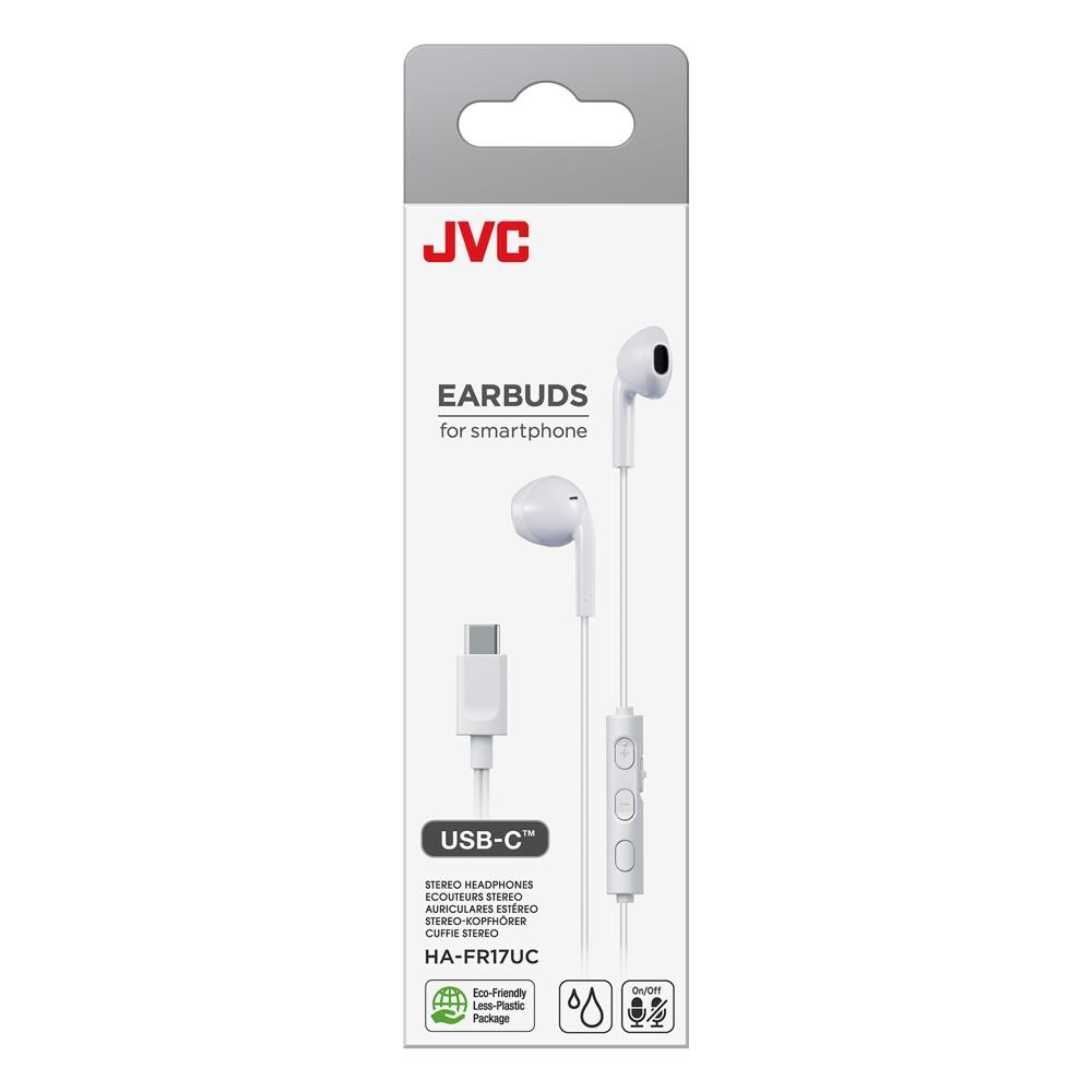 HA-FR17UC Cuffie Cablato In-ear Musica e Chiamate USB tipo-C Bianco - Foto 2
