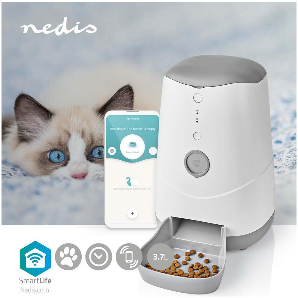 WIFIPET10CWT distributore di cibo e acqua per cani e gatti Grigio, Bianco Gatto (animale) /Cane - Foto 14