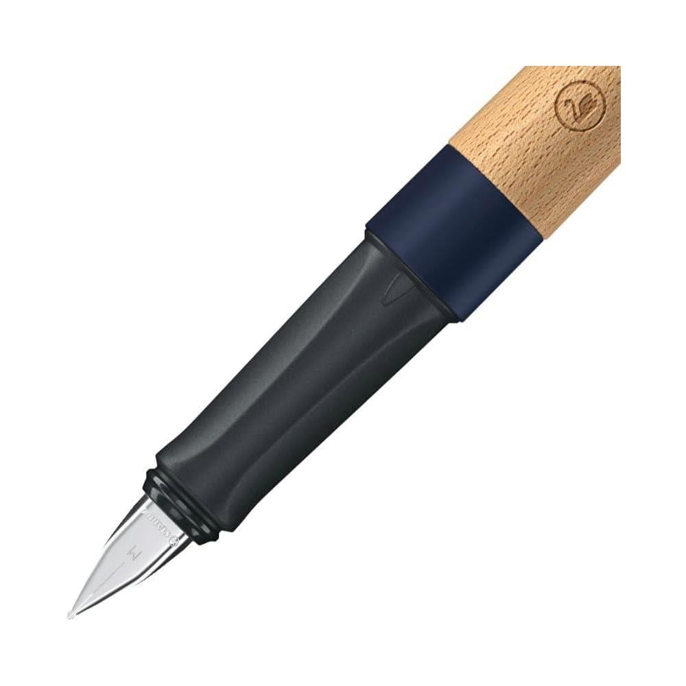 Grow - Penna Stilografica Ecosostenibile - CO2 neutral - in Blu Mirtillo /Faggio - Cartuccia inclusa - Foto 2