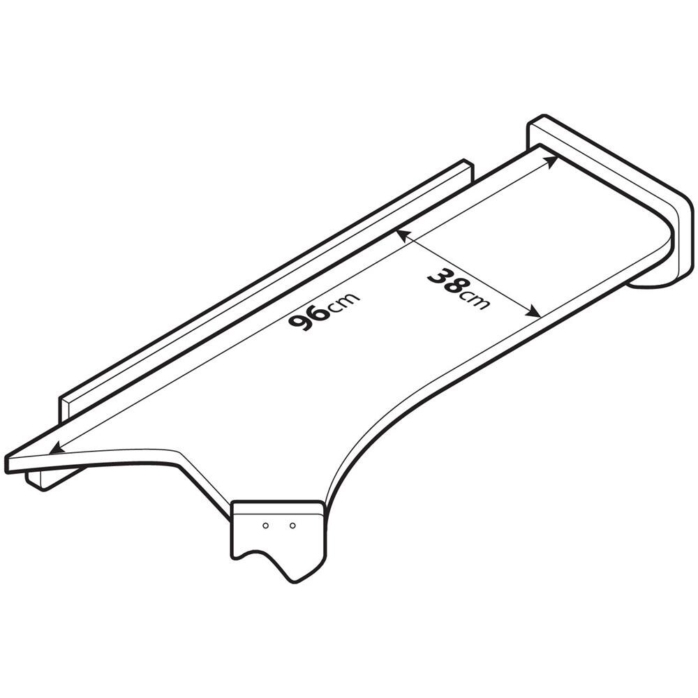 96054 Tavolino Lungo Centrale Per Cruscotto Iveco Stralis09-16 cabin - Foto 3