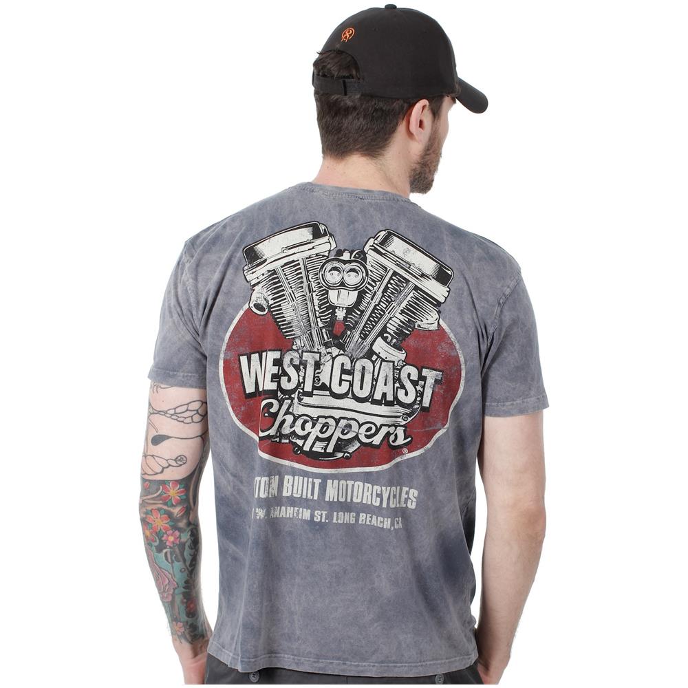 T-shirt Panhead Vintage Blu (s, Blu) - Foto 1
