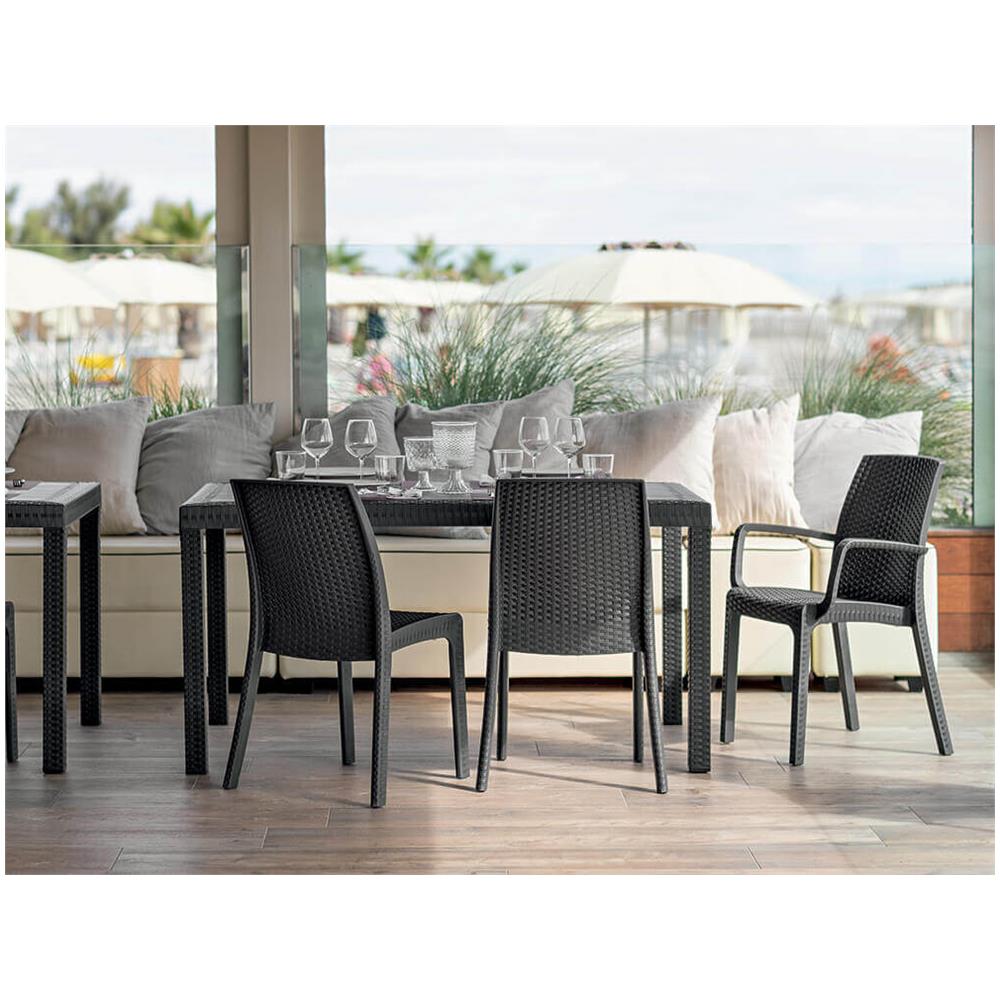 Caligola - Tavolo Da Giardino In Wicker - Foto 2