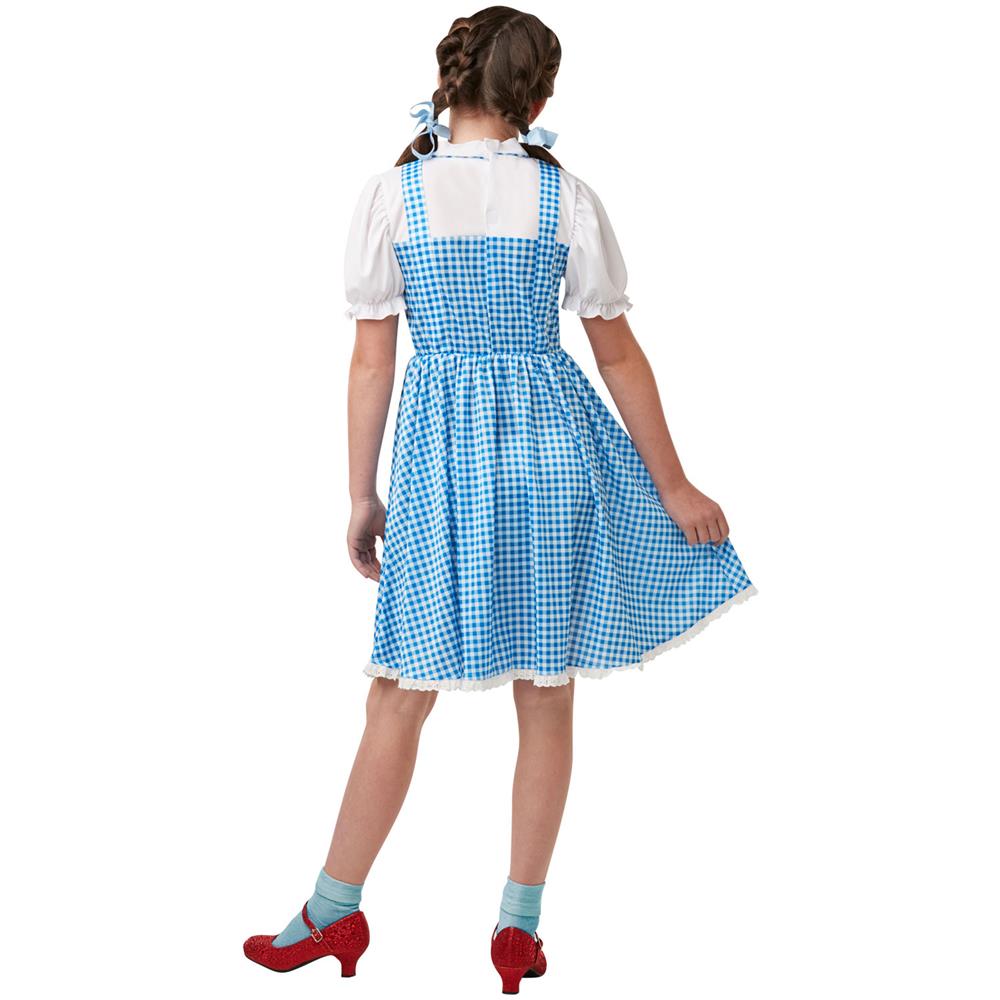 Costume Doroty Il Mago Di Oz Da Bambina - Taglia: 3/4 Anni (104 Cm) - Foto 2