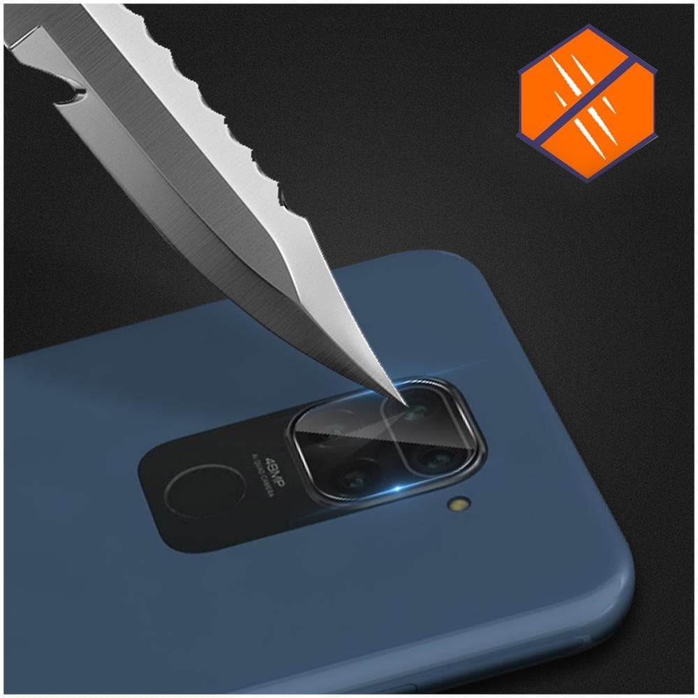 2x Pellicole Camera Redmi Note 9 Vetro Temperato 9h Adesivo Trasparente - Foto 2