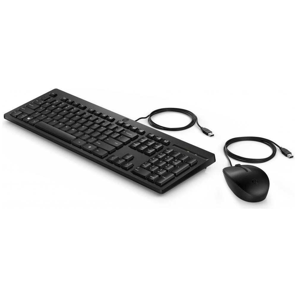 Tastiera e Mouse 225 USB Colore Nero (Layout Italiano)  - Foto 2