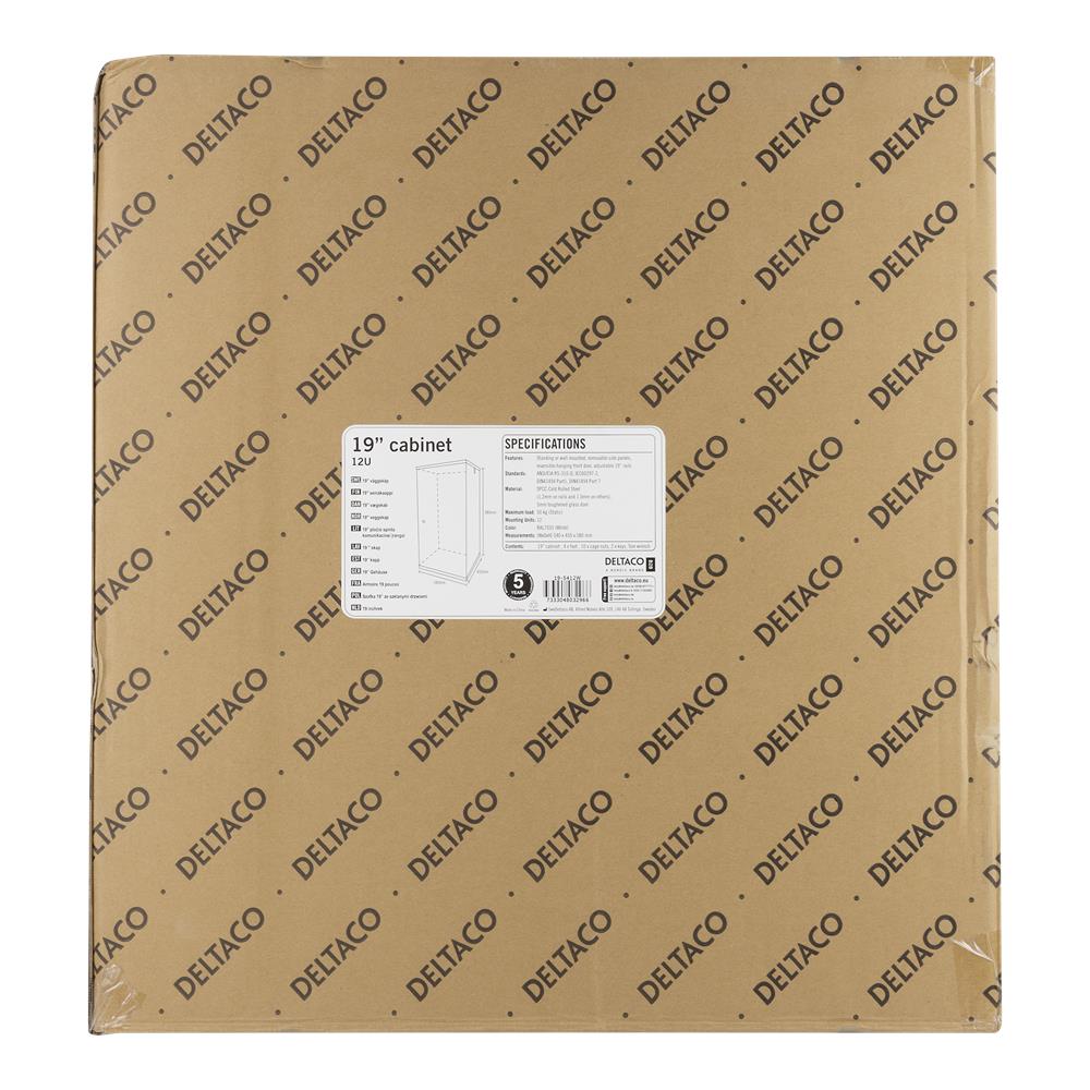 Armadio 19"", 12u, 540x450mm, Verticale O A Parete, Porta In Vetro - Foto 12