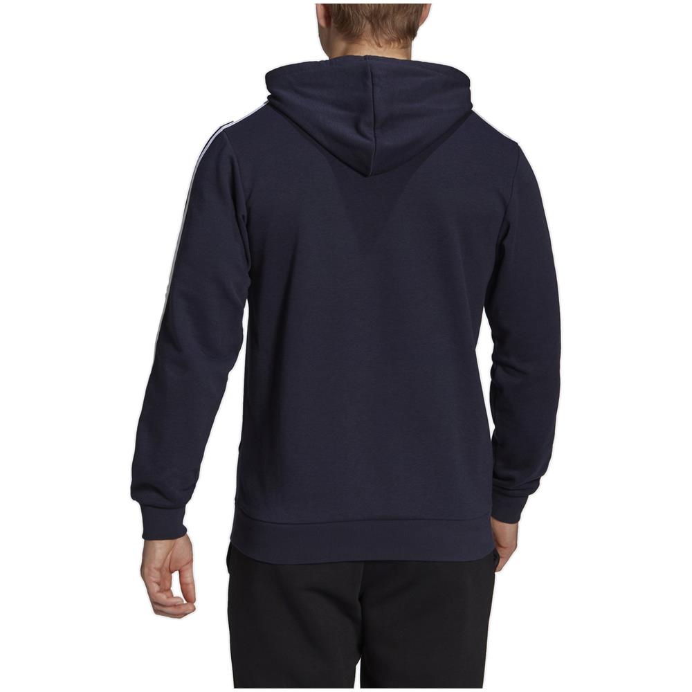 Felpa Da Uomo Con Cappuccio Essentials 3-stripes Blu Taglia L Codice Gk9081 - Foto 2