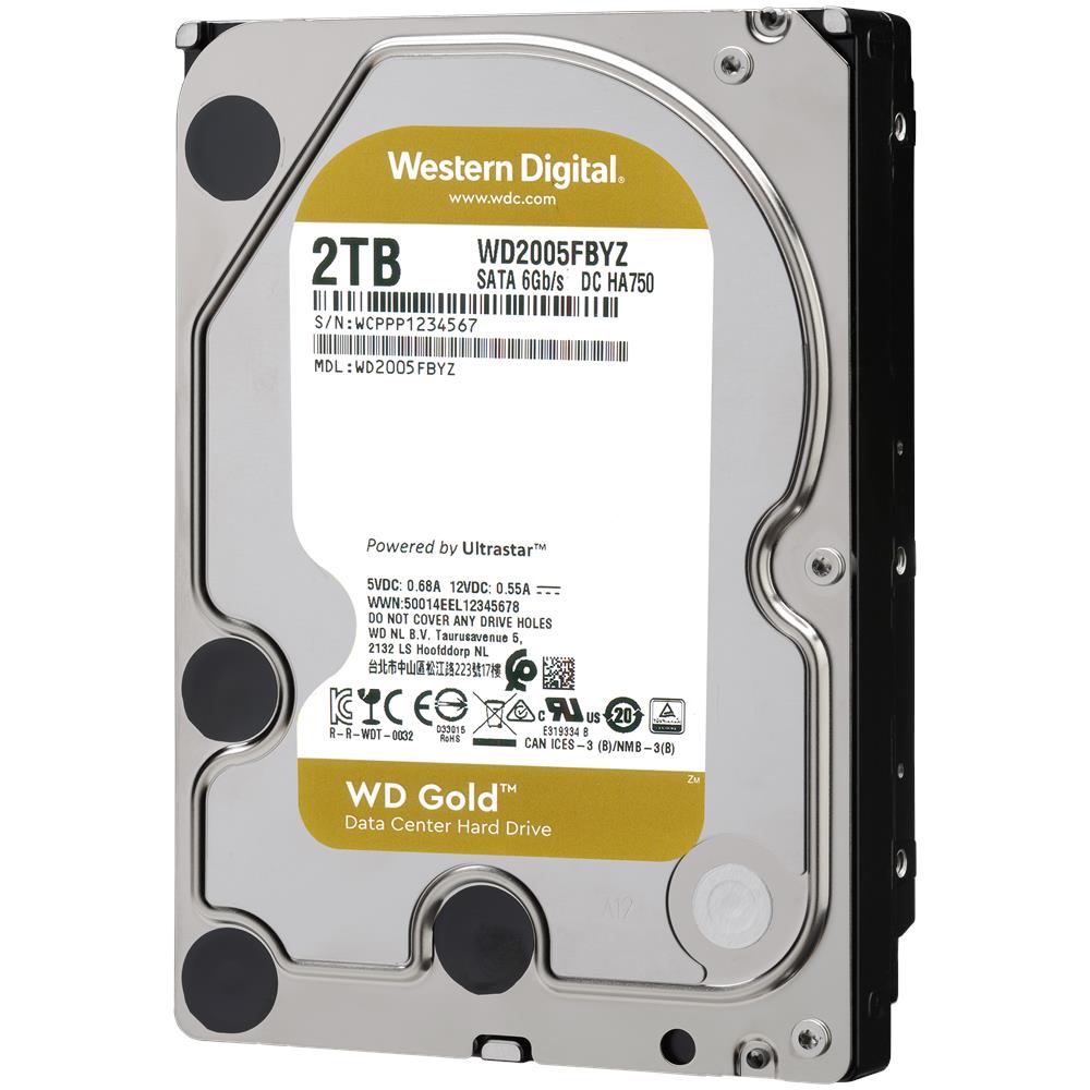 Hard Disk Interno WD GOLD 2 TB 3.5" Sata III 6GB / s Buffer 64 MB 7.200 Rpm - Foto 2