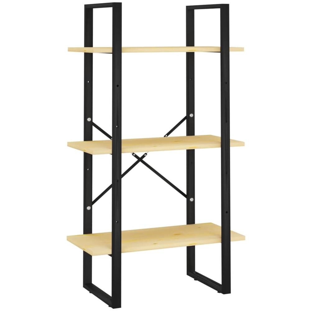 Scaffale Portaoggetti 60x30x105 cm in Legno Massello di Pino - Foto 1