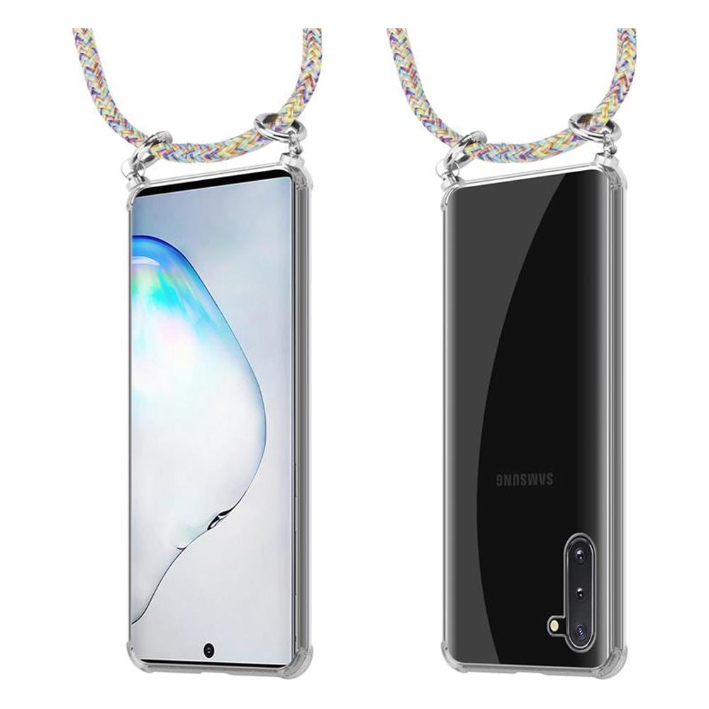 Catena Di Telefoni Cellulari Compatibile Con Samsung Galaxy Note 10 In Rainbow - Coperchio Protettivo In Silicone Con Anelli D'argento, Cinturino In Corda E Custodia Staccabile - Foto 8