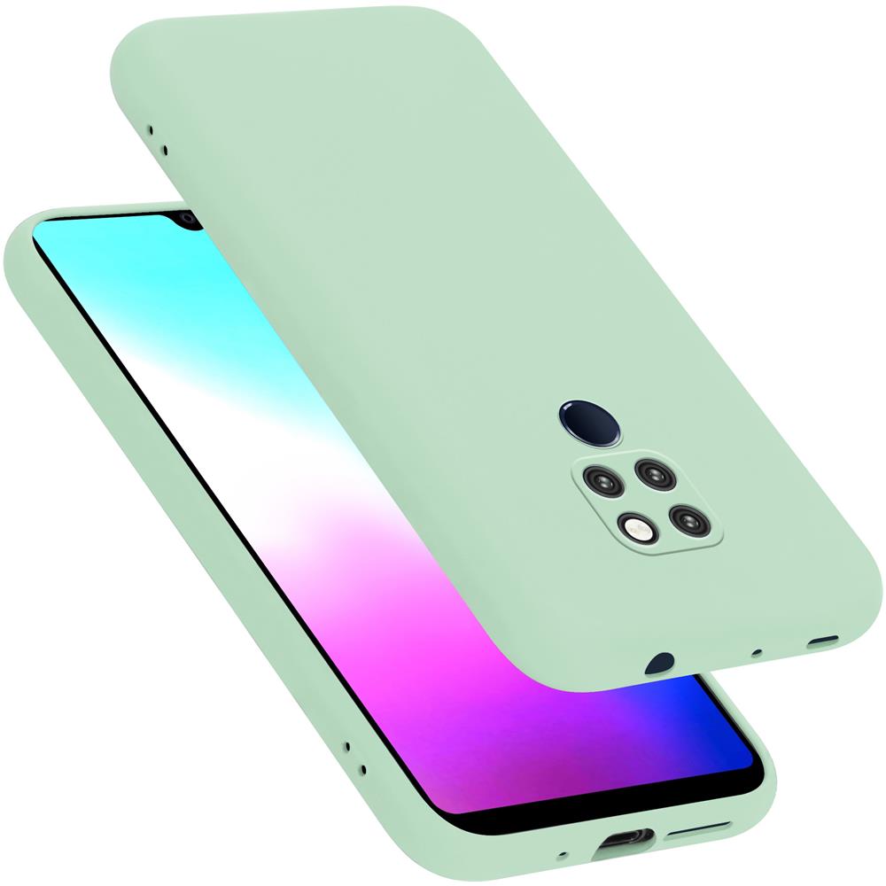 Custodia Compatibile Con Huawei Mate 20 In Liquid Verde Chiaro - Coperchio Protettivo In Silicone Tpu Flessibile - Foto 1