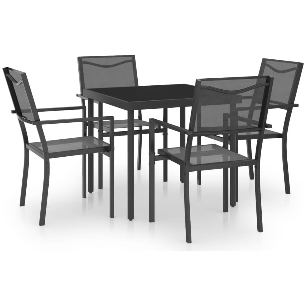 Set Da Pranzo Da Giardino 5 Pz In Acciaio - Foto 2