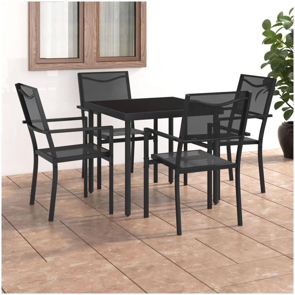 Set Da Pranzo Da Giardino 5 Pz In Acciaio - Foto 1